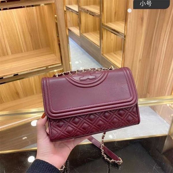 61% off 2023 new bagdesigner aolai new soft leather lingge chain tassel women's fashion foreign trade one shoulder small square bag wit