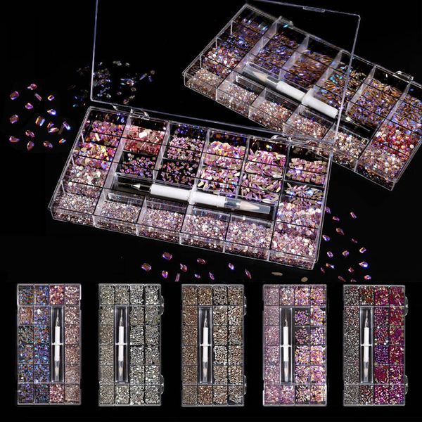 nail art decorations 1850/2800/3100 luxury 3d nails nail art decoration crystal set diamond ab glass 1 pen 21 shape 230718, Silver;gold
nail art decorations 1850/2800/3100 luxury 3d nails nail art decoration crystal set diamond ab glass 1 pen 21 shape 230718, Silver;gold