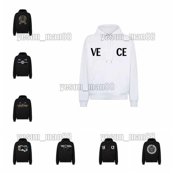 designer luxury versages sweater hoodie mens and womens sweatshirt letter printed pullover loose casual cotton hooded coat jacket, Black
designer luxury versages sweater hoodie mens and womens sweatshirt letter printed pullover loose casual cotton hooded coat jacket, Black