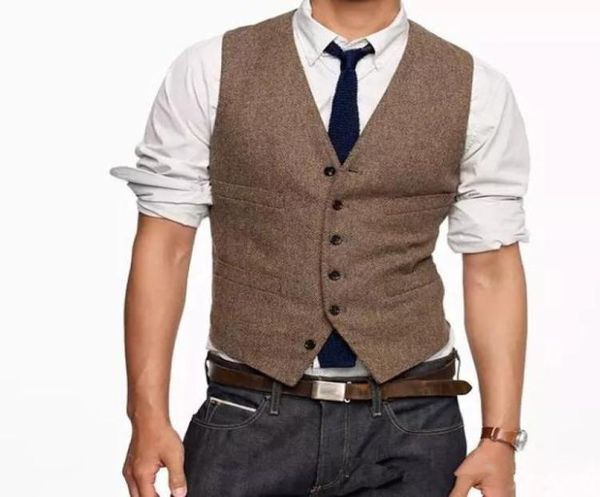 country wedding brown wool herringbone tweed vests groom vest slim fit mens suit vest prom wedding waistcoat plus size custom made6956905, Black
country wedding brown wool herringbone tweed vests groom vest slim fit mens suit vest prom wedding waistcoat plus size custom made6956905, Black