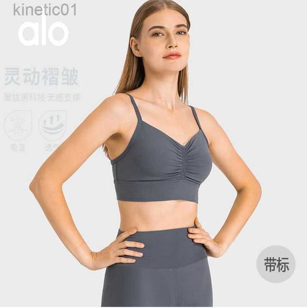 desginer alo yoga bra new sports bra thin shoulder strap back breathable pleated bra nude fitness suit, White
desginer alo yoga bra new sports bra thin shoulder strap back breathable pleated bra nude fitness suit, White