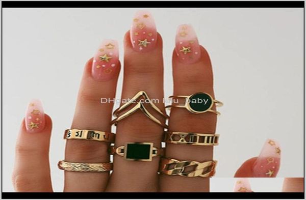 7 pcs fashion golden round simple wisp gold exquisite black dripping oil ring charm jewelry gifts for nmxwo band rings hdvv26489641, Silver
7 pcs fashion golden round simple wisp gold exquisite black dripping oil ring charm jewelry gifts for nmxwo band rings hdvv26489641, Silver