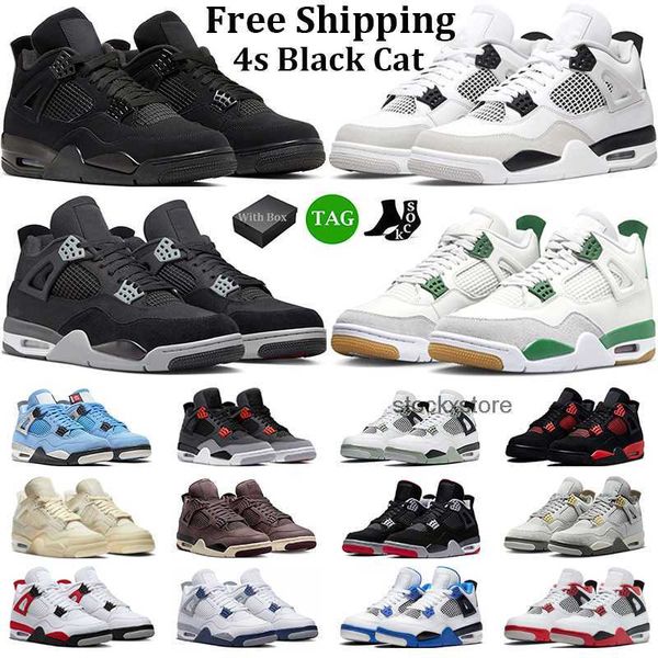 with box with box 4 basketball shoes men women 4s black cat pine green seafoam military black red thunder white cement bred mens trainers sp
with box with box 4 basketball shoes men women 4s black cat pine green seafoam military black red thunder white cement bred mens trainers sp