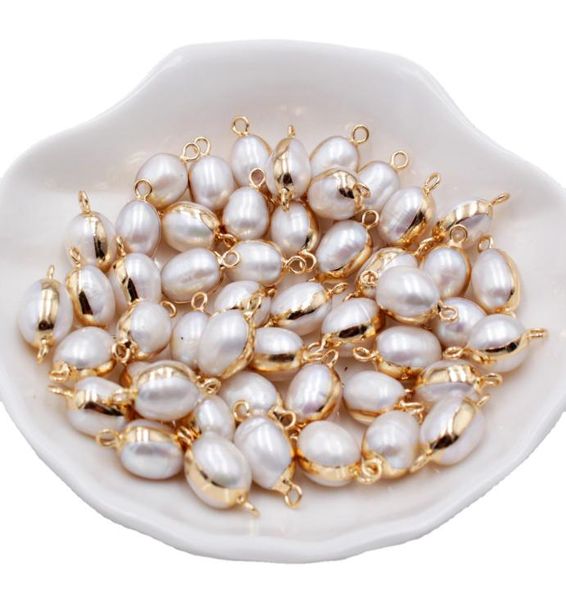 baroque oval loose beads gilt copper edging connector diy pearls for jewelry making6208099
baroque oval loose beads gilt copper edging connector diy pearls for jewelry making6208099