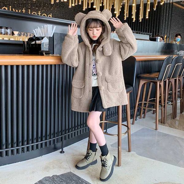 jackets children's wool coat girl's autumn and winter christmas fur coat bear hooded thick long jacket children's warm coat z, Blue;gray
jackets children's wool coat girl's autumn and winter christmas fur coat bear hooded thick long jacket children's warm coat z, Blue;gray
