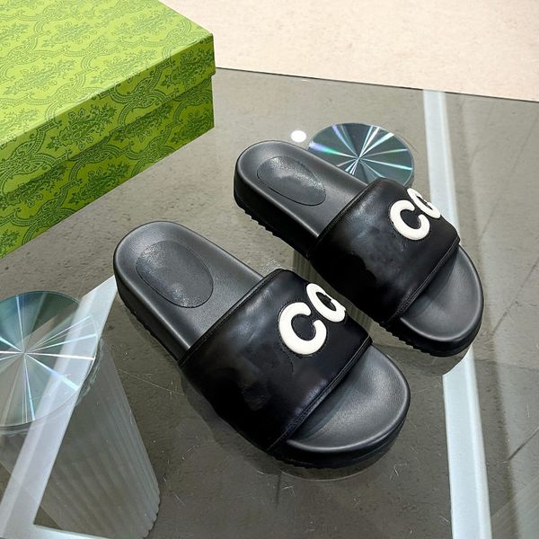 designer sandals womens mens slippers flip flops luxury flat rubber leather women beach shoes, Black
designer sandals womens mens slippers flip flops luxury flat rubber leather women beach shoes, Black