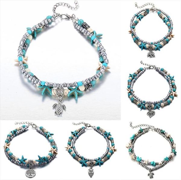 new bohemian turquoise anklets bracelets retro elephant turtle starfish tree of life owl heart women beach foot chain for ladies j2658087, Red;blue
new bohemian turquoise anklets bracelets retro elephant turtle starfish tree of life owl heart women beach foot chain for ladies j2658087, Red;blue