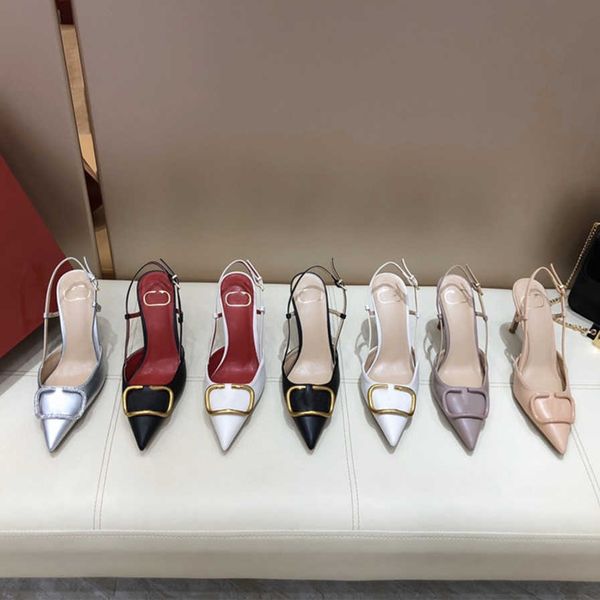 wedding party high heels dress shoes designer women sandals red nude leather lacquer riveted heel valentinolies imi9, Black
wedding party high heels dress shoes designer women sandals red nude leather lacquer riveted heel valentinolies imi9, Black