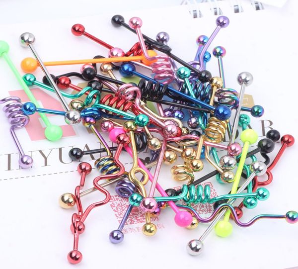 tongue bar t01 20pcs mix style mix color stainless steel industrial barbell tongue ring body piercing jewelry1010365, Silver
tongue bar t01 20pcs mix style mix color stainless steel industrial barbell tongue ring body piercing jewelry1010365, Silver