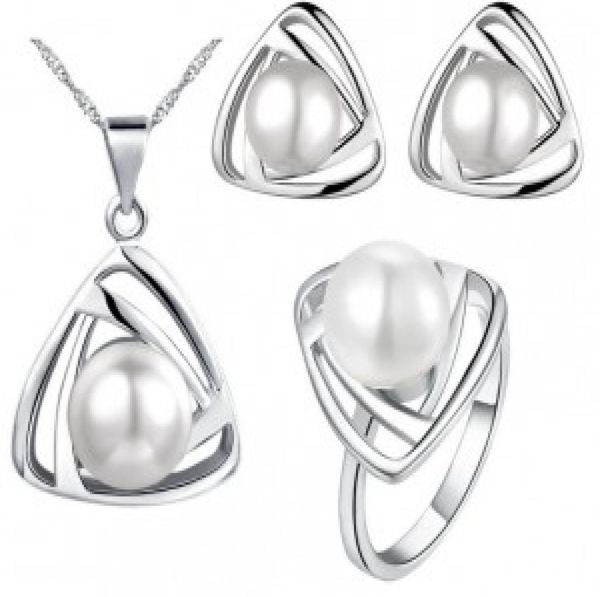 fashion pearl jewelry sets luxury studnecklacering wedding dress accessories lady earrings silver or gold plated luxury jewelry4469957, Black
fashion pearl jewelry sets luxury studnecklacering wedding dress accessories lady earrings silver or gold plated luxury jewelry4469957, Black