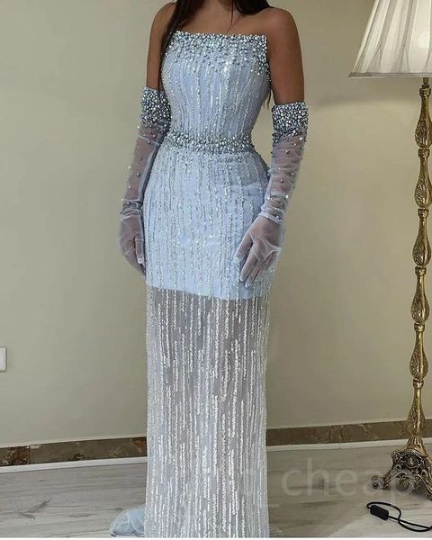 2023 aso ebi sky blue sheath prom dress pearls sequined lace evening formal party second reception birthday engagement gowns dresses robe de, Black
2023 aso ebi sky blue sheath prom dress pearls sequined lace evening formal party second reception birthday engagement gowns dresses robe de, Black