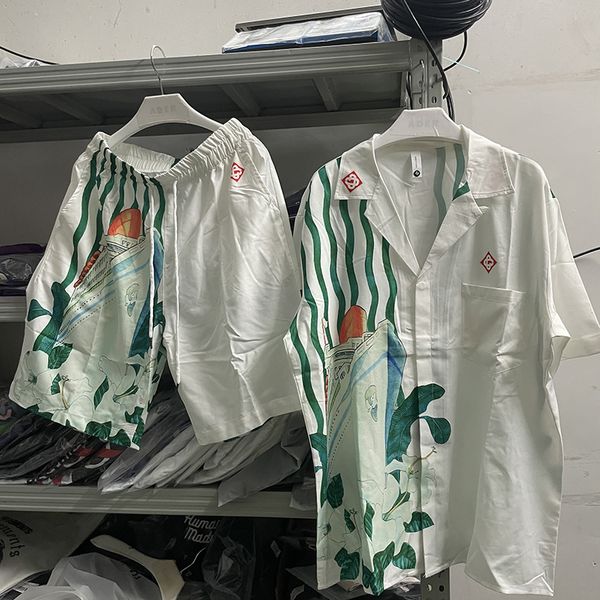 men's casual shirts 2023 summer liner pattern casablanca shirt men women hip hop casa blanca hawaiian tee 230719, White;black
men's casual shirts 2023 summer liner pattern casablanca shirt men women hip hop casa blanca hawaiian tee 230719, White;black