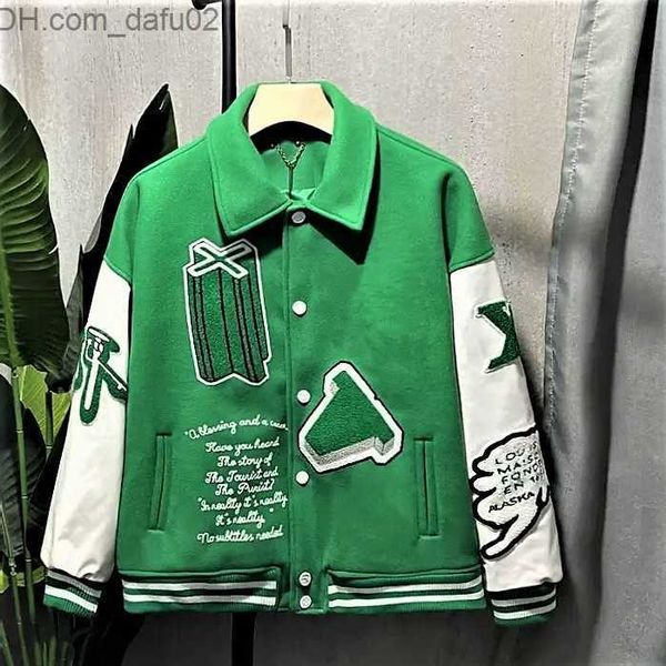 men's jackets flocking leather sleeves baseball coat uniform fashion jacket single breasted warm jackets couples women clothing z230721, Black;brown
men's jackets flocking leather sleeves baseball coat uniform fashion jacket single breasted warm jackets couples women clothing z230721, Black;brown