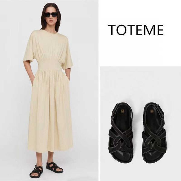 pure original toteme thick soled sandals black cowhide style caligae handmade leather woven beach shoes
pure original toteme thick soled sandals black cowhide style caligae handmade leather woven beach shoes