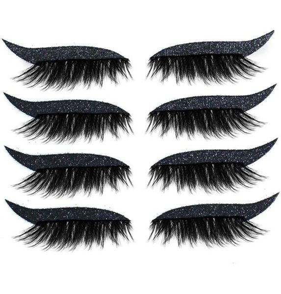 false eyelashes 8pcs4pairs reusable lashes eyeliner and eyelash stickers waterproof easy to use remove tool1011010
false eyelashes 8pcs4pairs reusable lashes eyeliner and eyelash stickers waterproof easy to use remove tool1011010