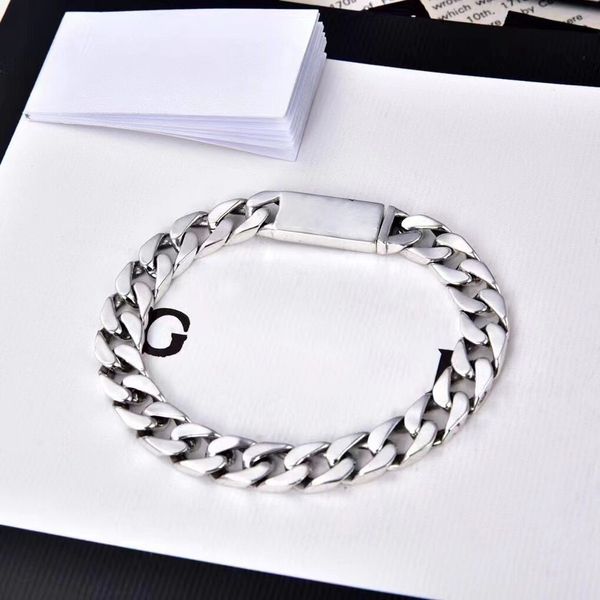 luxury designer bracelet charm gift hip hop women's bracelet men's bracelet 18cm 20cm 22cm stylish cuban chain stainless steel cuf, Black
luxury designer bracelet charm gift hip hop women's bracelet men's bracelet 18cm 20cm 22cm stylish cuban chain stainless steel cuf, Black