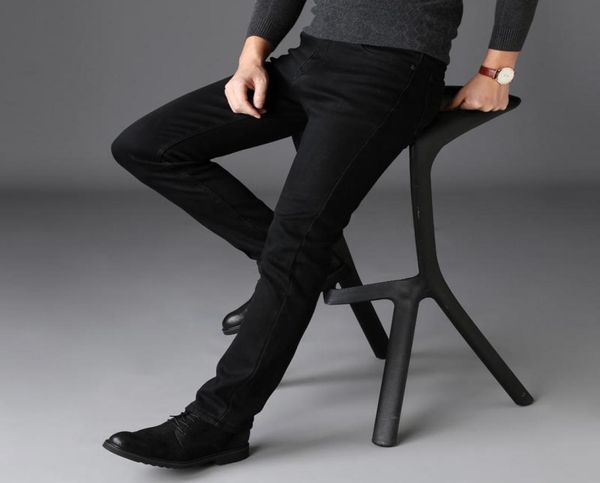 black jean with elasticity skinny jeans business casual male denim slim pants classic style men039s6928474, Blue
black jean with elasticity skinny jeans business casual male denim slim pants classic style men039s6928474, Blue