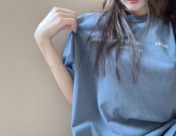 summer fashion diamond logo t-shirt letter vintage washed old loose thread neck short sleeve t-shirts, White
summer fashion diamond logo t-shirt letter vintage washed old loose thread neck short sleeve t-shirts, White