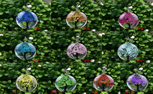 new oval tree of life glass necklaces for women dried flowers specimen pendant leather chain fashion jewelry gift9051206, Silver
new oval tree of life glass necklaces for women dried flowers specimen pendant leather chain fashion jewelry gift9051206, Silver