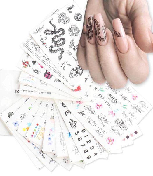16pcpack snake print nail art stickers cat skull decal water tattoo black sliders on nails acrylic manicure decor set chstz105017648240
16pcpack snake print nail art stickers cat skull decal water tattoo black sliders on nails acrylic manicure decor set chstz105017648240