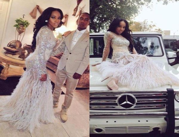 luxury feathers prom dresses arabic dubai formal crystal gowns vestidos de festa mermaid long sleeves evening party gowns6269822, Black
luxury feathers prom dresses arabic dubai formal crystal gowns vestidos de festa mermaid long sleeves evening party gowns6269822, Black