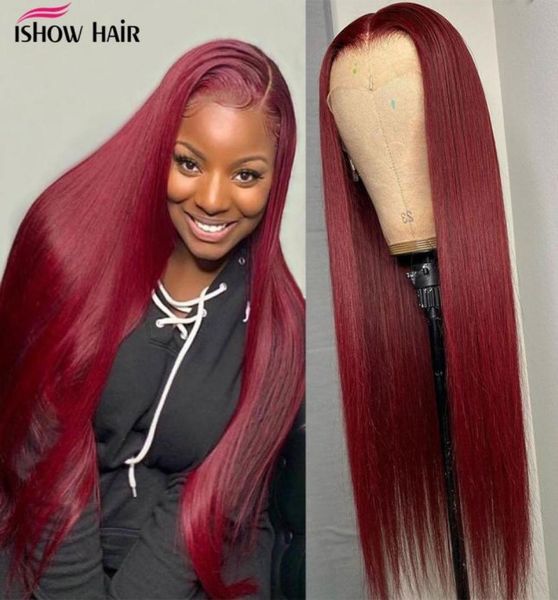 ishow 1440inch 99j burgundy hd transparent lace front wig human hair wigs 13x4 13x6 5x5 4x4 350 straight curly water loose deep 9903204, Black;brown
ishow 1440inch 99j burgundy hd transparent lace front wig human hair wigs 13x4 13x6 5x5 4x4 350 straight curly water loose deep 9903204, Black;brown