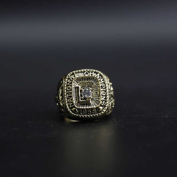 1958 university of louisiana league ncaa lsu championship ring, Golden;silver
1958 university of louisiana league ncaa lsu championship ring, Golden;silver