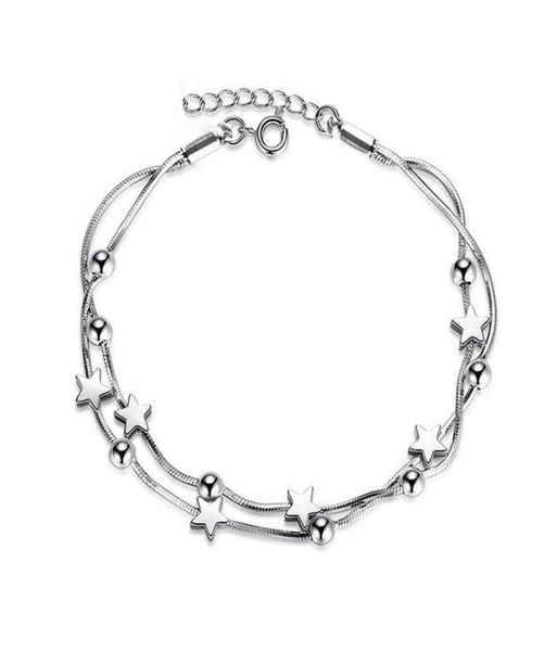 classic chain pentagram round bead bracelet girls hand jewelry1014630, Golden;silver
classic chain pentagram round bead bracelet girls hand jewelry1014630, Golden;silver