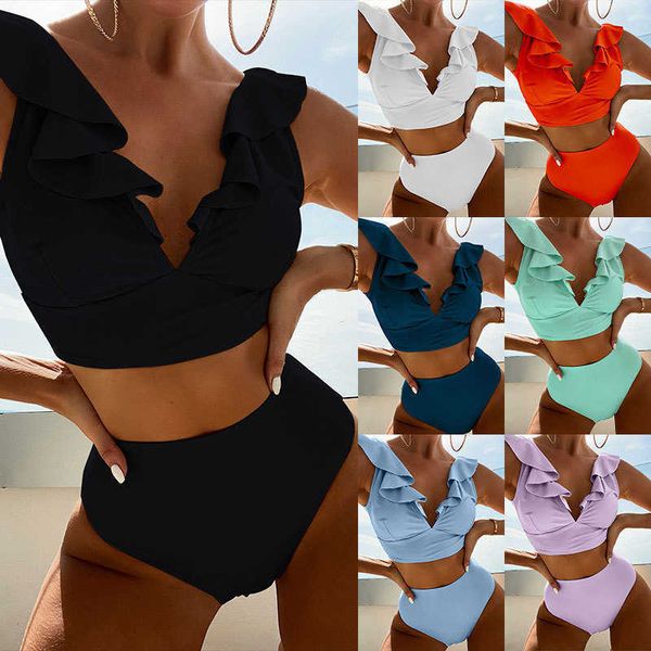 Designer summer fashion sexy Sun beach bikini Swimwear 2023 New Sexy Multicolor Lace V-Neck Ruffle High Waist Split Bikini Women quality luxury, White animal pattern on green background
Designer summer fashion sexy Sun beach bikini Swimwear 2023 New Sexy Multicolor Lace V-Neck Ruffle High Waist Split Bikini Women quality luxury, White animal pattern on green background
