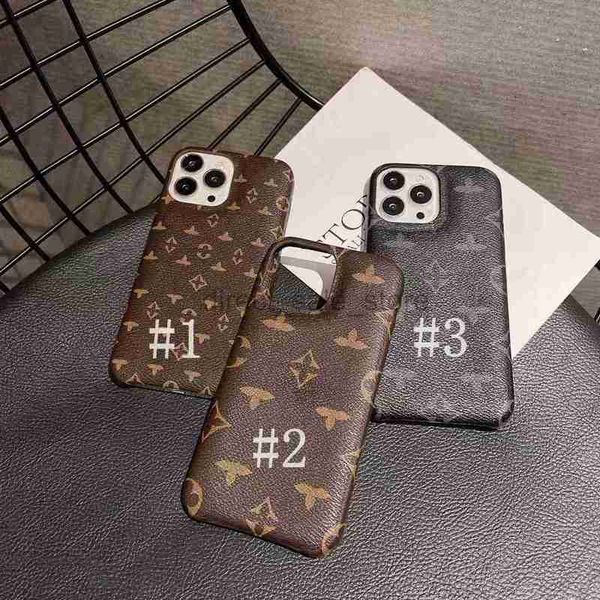 Image of Beautiful Soft Leather Designer Phone Cases iPhone 14 Pro Max LU Luxury Purse 11promax 14pro 13pro 13 12pro 12 11pro 11 Case with Box Packing
