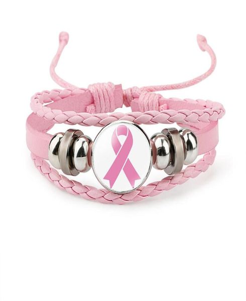 new breast cancer awareness bracelet for women ribbon charm faith hope love braided leather rope wrap bangle fashion jewelry5640474, Golden;silver
new breast cancer awareness bracelet for women ribbon charm faith hope love braided leather rope wrap bangle fashion jewelry5640474, Golden;silver