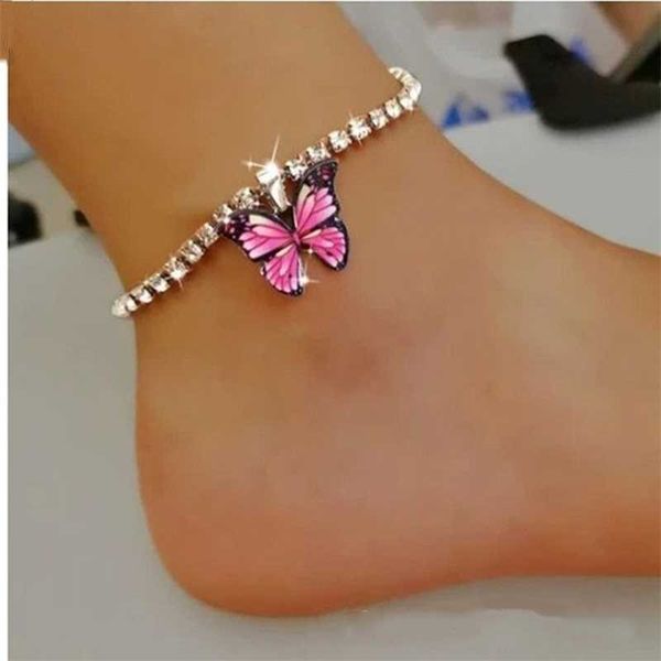 fashion butterfly pendant anklet women sparkly rhinestone foot chain summer beach bohemian jewelry accessories 230719, Red;blue
fashion butterfly pendant anklet women sparkly rhinestone foot chain summer beach bohemian jewelry accessories 230719, Red;blue