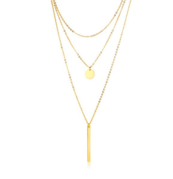 boho multilayer bar necklace choker with long chain for women stainless steel jewlery gold tone225j8959643, Silver
boho multilayer bar necklace choker with long chain for women stainless steel jewlery gold tone225j8959643, Silver