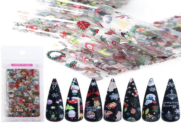 10pcspack christmas decorations for nails mix colorful transfer nail foil sticker snow flower elk gift santa adhesive paper7774883, Black
10pcspack christmas decorations for nails mix colorful transfer nail foil sticker snow flower elk gift santa adhesive paper7774883, Black