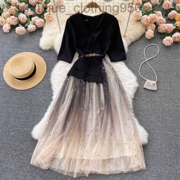 summer casual dresses for women design sense thin stitching waist closing mid-length first love fairy dress, Black;gray
summer casual dresses for women design sense thin stitching waist closing mid-length first love fairy dress, Black;gray