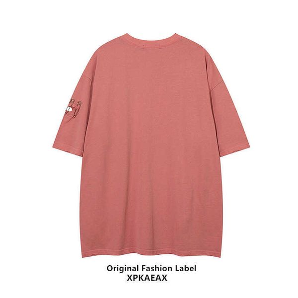 2023 new trendy brand niche design sense pin short sleeved men and women's ins couple high street punctured half sleeved t-shirt, White;black
2023 new trendy brand niche design sense pin short sleeved men and women's ins couple high street punctured half sleeved t-shirt, White;black