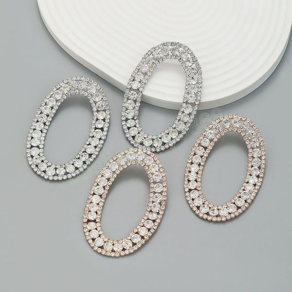 summer new creative metal rhinestone oval dangle earrings bridal wedding party jewelry women's charm shining accessories gift, Silver
summer new creative metal rhinestone oval dangle earrings bridal wedding party jewelry women's charm shining accessories gift, Silver