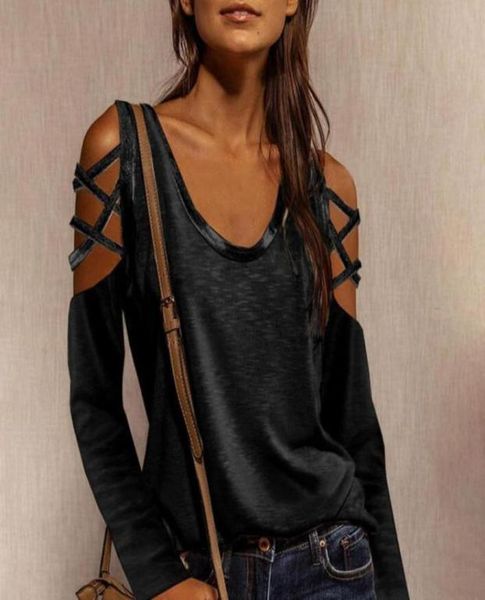 women039s tshirts fashion strapless loose long sleeve oneck hollow for dating female plus size tshirt3352381, White
women039s tshirts fashion strapless loose long sleeve oneck hollow for dating female plus size tshirt3352381, White