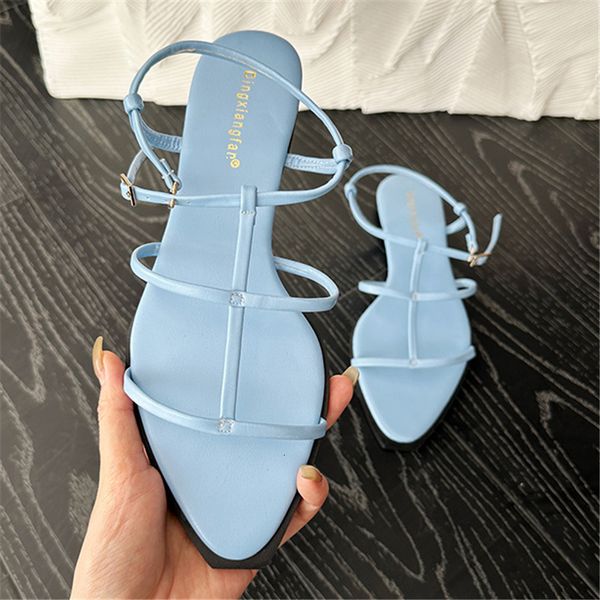 sandals women summer flats sandals fetish blue y2k gladiator sandles lady wedding bridal nightclub party t strap prom casual shoes 230719, Black
sandals women summer flats sandals fetish blue y2k gladiator sandles lady wedding bridal nightclub party t strap prom casual shoes 230719, Black