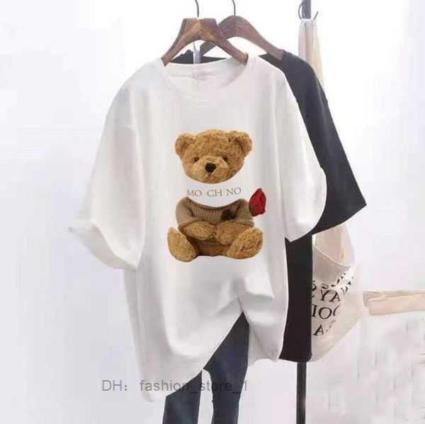 summer designer womens moschino t shirts italian luxury brands tees bear stamp loose cotton round neck for outdoor leisure clothing mens sh, White
summer designer womens moschino t shirts italian luxury brands tees bear stamp loose cotton round neck for outdoor leisure clothing mens sh, White