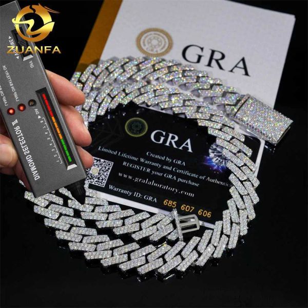 selling drop shipping service 925 sterling silver hip hop 15mm iced out moissanite diamond cuban link chain
selling drop shipping service 925 sterling silver hip hop 15mm iced out moissanite diamond cuban link chain