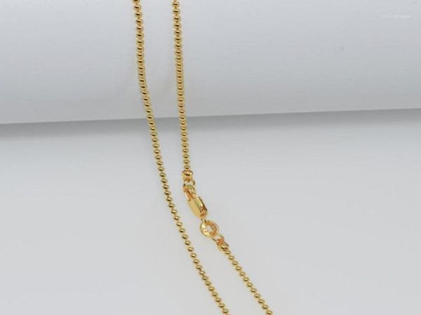 1pcs whole gold filled necklace fashion jewelry bead ball link chain 2mm necklace 1630 inches pendant chain14191673, Silver
1pcs whole gold filled necklace fashion jewelry bead ball link chain 2mm necklace 1630 inches pendant chain14191673, Silver