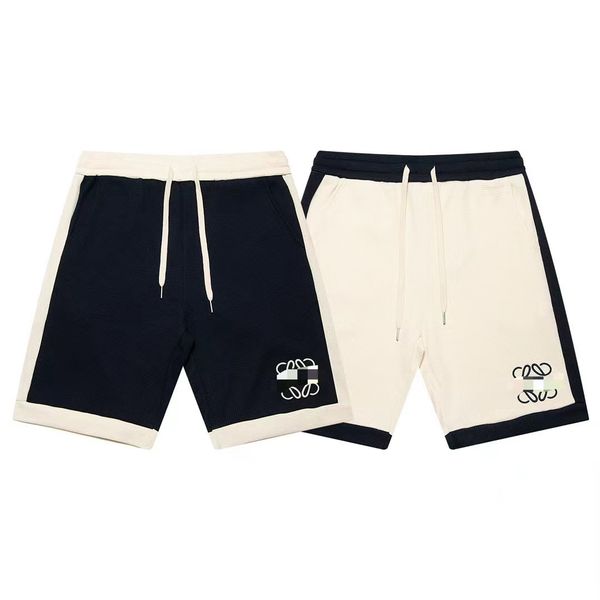 men's shorts designer spring summer high density embroidered logo stitching shorts sports casual pants, White;black
men's shorts designer spring summer high density embroidered logo stitching shorts sports casual pants, White;black