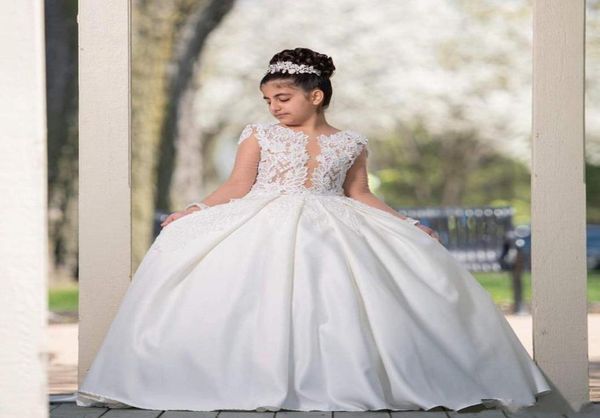 gorgeous flower girls dresses scoop neck open back ball gown long sleeve satin lace first holy communion dresses4569906, White;blue
gorgeous flower girls dresses scoop neck open back ball gown long sleeve satin lace first holy communion dresses4569906, White;blue