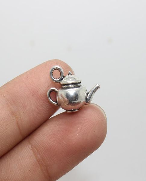 16pcs1813mm antique silver tone 3d teapot charm pendant for jewelry making8454425, Bronze;silver
16pcs1813mm antique silver tone 3d teapot charm pendant for jewelry making8454425, Bronze;silver