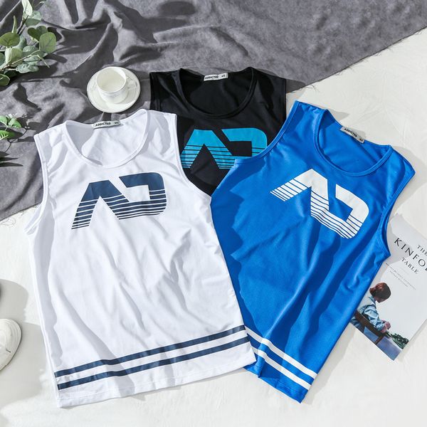 men' tank addicted men' nylon mesh breathable cool vest 230720, White;black
men' tank addicted men' nylon mesh breathable cool vest 230720, White;black