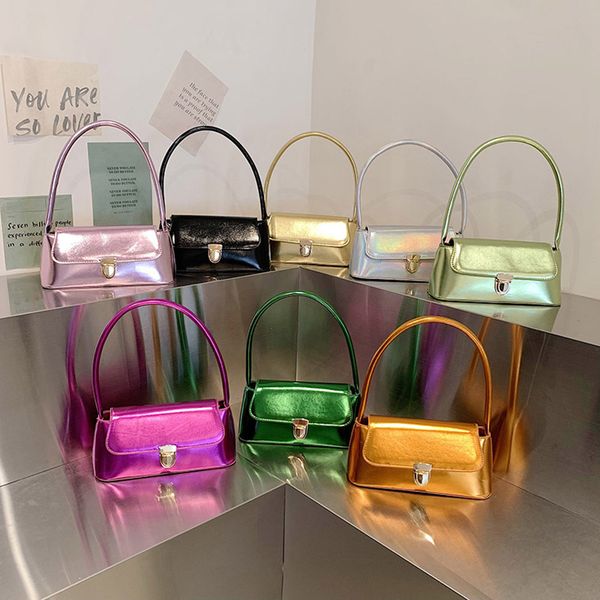 evening bags shiny flap summer purses simple elegant armpit bag women underarm pu leather hobo fashion small tote 230720
evening bags shiny flap summer purses simple elegant armpit bag women underarm pu leather hobo fashion small tote 230720