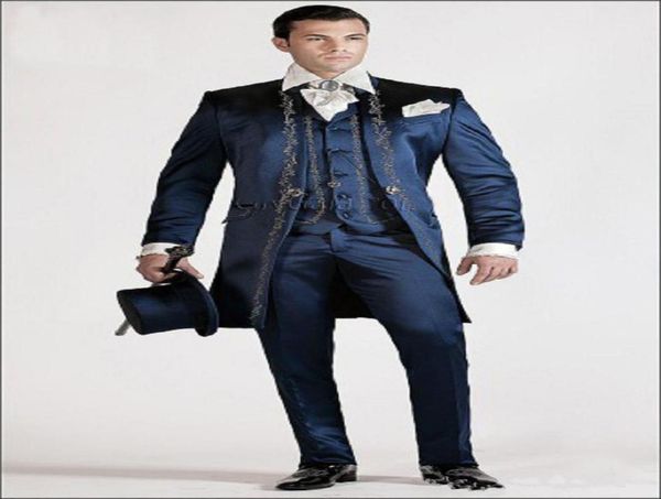 new long pattern embroider groomsmen mandarin lapel groom tuxedos men suits weddingpromdinner man blazerjacketpantstiev7351050, Black;gray
new long pattern embroider groomsmen mandarin lapel groom tuxedos men suits weddingpromdinner man blazerjacketpantstiev7351050, Black;gray