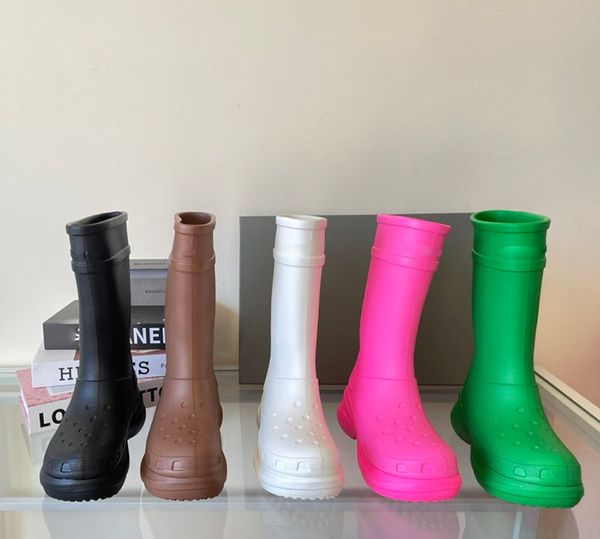 new rainboots knight boots thigh-high tall round toe cap flats heel rubber sole luxury designers fashion casual couple shoes factory footwea, Black
new rainboots knight boots thigh-high tall round toe cap flats heel rubber sole luxury designers fashion casual couple shoes factory footwea, Black