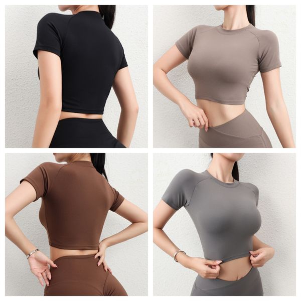 2023 summer yoga suit female round neck slim fit female t-shirt sports fitness suit slim fit breathable quick drying sports female, White;red
2023 summer yoga suit female round neck slim fit female t-shirt sports fitness suit slim fit breathable quick drying sports female, White;red